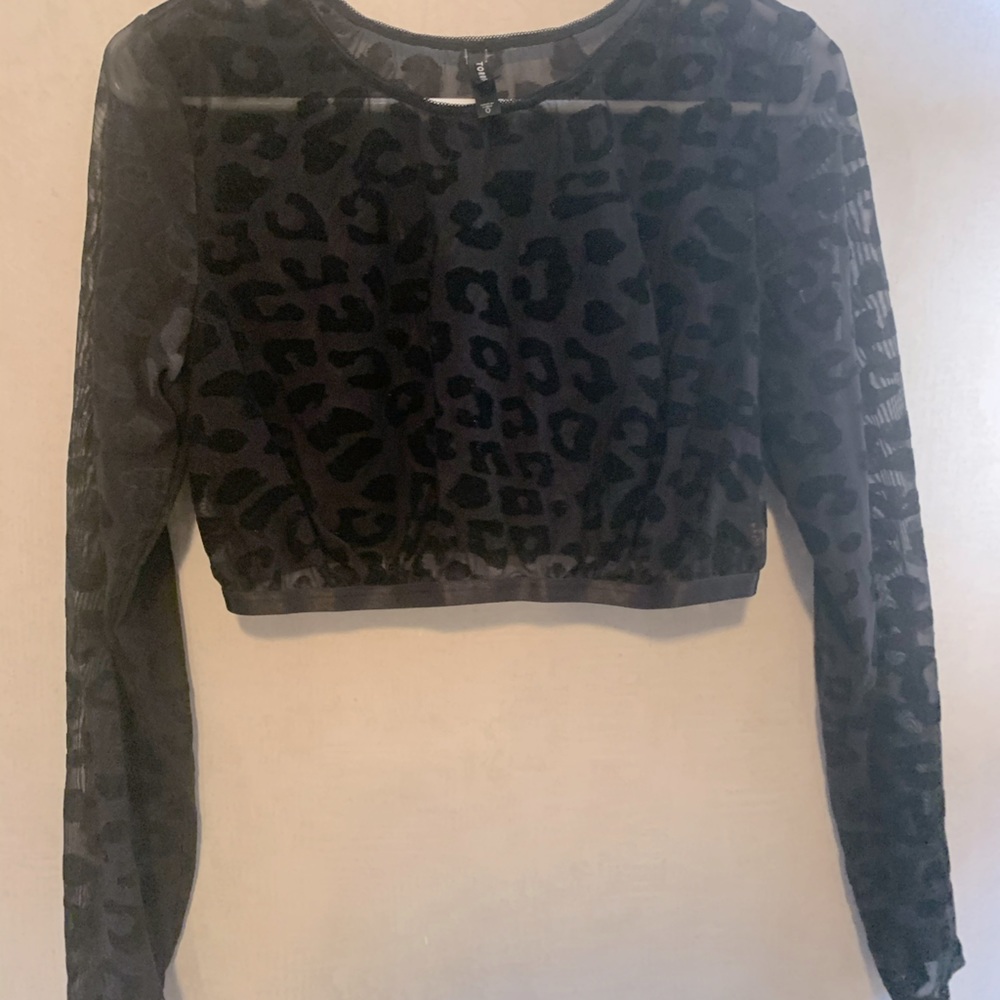 Torrid bra / see-thru crop